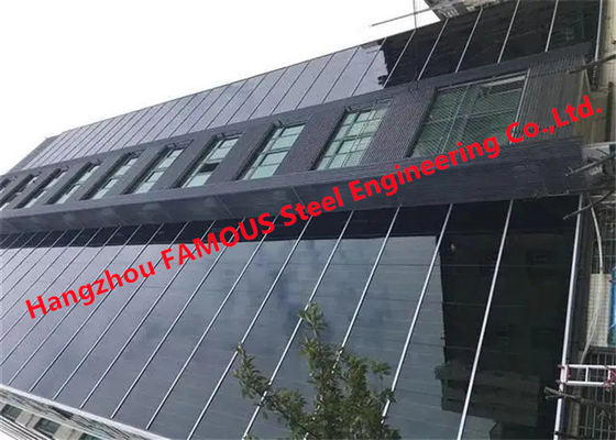 Chiny Zasilany energią słoneczną budynek Zintegrowana fotowoltaiczna składana ściana osłonowa do budynku biurowego dostawca