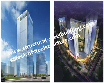 Chiny Q345B Wielowarstwowe prefabrykowane budynki stalowe dla budynków mieszkalnych i biurowych dostawca