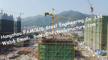 Chiny Konstrukcje szkieletowe konstrukcyjne prefabrykowane budynki stalowe Obróbka powierzchni ocynkowanej ogniowo dostawca