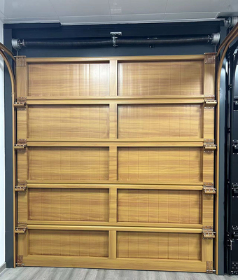 Chiny Łatwa instalacja Aluminiowe drzwi garażowe z odpornością na warunki pogodowe dostawca
