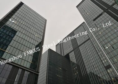 Chiny Hidden Framed hartowana podwójna warstwa szklana kurtyna Walling Low Rise Steel Building EPC Project dostawca