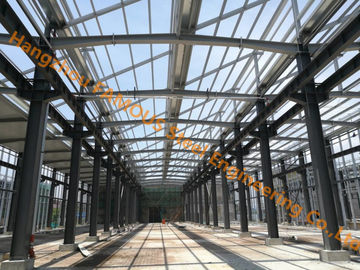 Chiny Prefabrykowany system konstrukcji stalowej System budowy szkieletowej magazynu o długich rozpiętościach dostawca