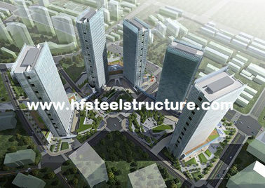 Chiny OEM Prefabrykowane spawanie, hamowanie, walcowanie i malowanie Metalowe budynki komercyjne dostawca