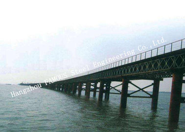 Chiny Multispan Single Lane Prefabrykowany montaż konstrukcji stalowej mostu Baileya dostawca