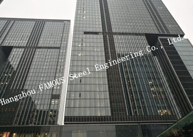Chiny Double Glazed Layer Glass Wall Wall kurtyna Multi piętrowy budynek stalowy dla centrum handlowego dostawca