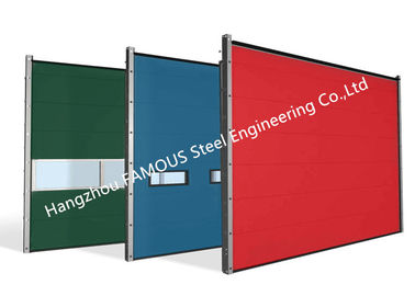 Chiny Rdzeń stalowy z poliuretanu Stalowe drzwi w pełni automatyczne, odporne na wiatr Przemysłowe drzwi podnoszone dostawca