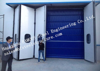 Chiny Estetyczne przemysłowe drzwi garażowe ze stopu aluminium składane do magazynu, prosta instalacja dostawca