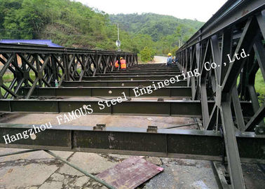 Chiny Prefabrykowany stalowy konstrukcyjny most Bailey ze stali zbrojonej Q345 dostawca