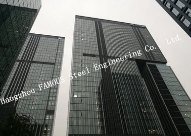 Chiny Ukryta oprawiona w ścianę szklana kurtyna aluminiowa Izolacja cieplna dla handlowego biura handlowego dostawca