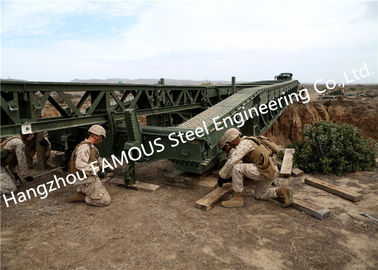 Chiny Łatwa instalacja Tymczasowa stalowa konstrukcja Bailey Bridge Military Application dostawca