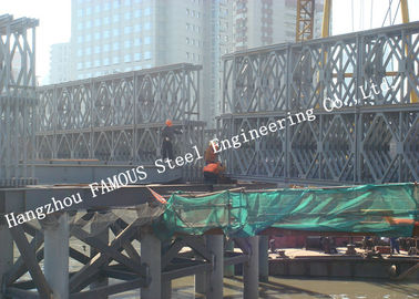 Chiny HD200 Dwurzędowe urządzenie pokładowe Modułowy stalowy most Bailey do podnoszenia na miejscu dostawca