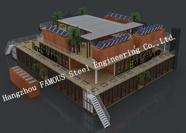Chiny Dostosowany modułowy dom z prefabrykatów do centrum handlowego lub kawiarni dostawca