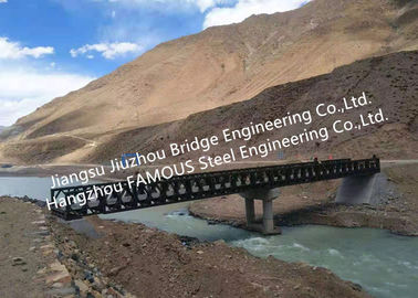 Chiny Prefabrykowany stalowy most Bailey do projektu oszczędzania wody Przenośny stalowy most konstrukcyjny z podpórkami dostawca