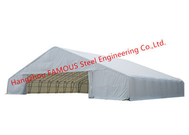 Chiny Namioty do wspinaczki typu dachowego Metalowe namioty magazynowe Zewnętrzne wiatroodporne hangary ze stali PCV dostawca
