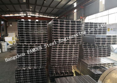 Chiny C25019 C / Z Kształt Ocynkowane płatwie stalowe Obrzeża AS / ANZ4600 Materiał do budynków mieszkalnych dostawca