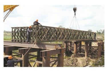 Chiny Morden ocynkowana / spawana stal konstrukcyjna Bailey Bridge z metalowym wsparciem dostawca