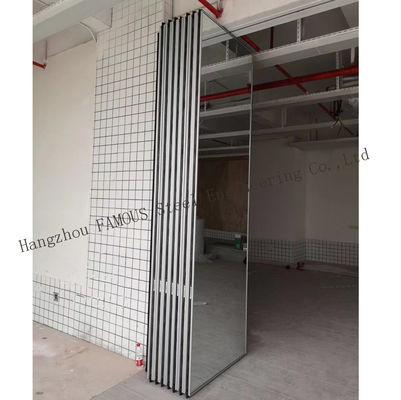 Chiny Biurowy ruchomy akustyczny panel szklany Hartowana ścianka działowa ze szkła wewnętrznego dostawca