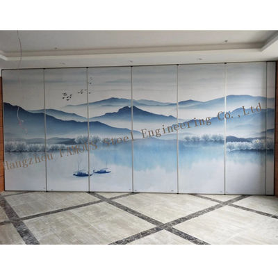 Chiny Wysoka wydajność akustyczna w stylu chińskim Przesuwana ścianka działowa dostawca