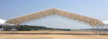 Chiny Prefabrykowane rurociągi stalowe Truss Aircraft Hangar Budynki z dużym przedziałem dostawca