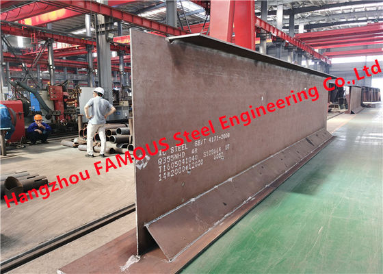 Chiny Q355nhd Odporna na warunki atmosferyczne płyta stalowa Zmontowana konstrukcja stalowa Główny dźwigar mostu kratownicy dostawca