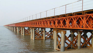 Chiny Spawarka OEM / Niestandardowa Modułowy Most Stalowy / Kompaktowy prefabrykowany Most Bailey dostawca