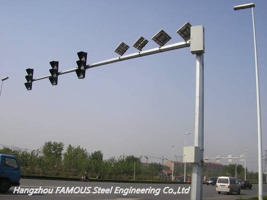 Chiny Q345 Struktura znaków drogowych dla systemów monitorowania ruchu i kamer dostawca