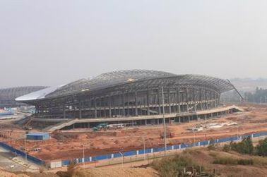 Chiny Struktura stalowa OEM, prefabrykowane rury żelbetowe budynki i stadiony sportowe dostawca