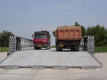 Chiny Stal konstrukcyjna Bailey Bridge, modułowy most stalowy, przenośny prefabrykowany mostek trussowy dostawca