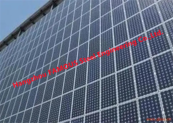 Chiny Fotowoltaiczny system modułów szklanych ścian osłonowych zasilanych energią słoneczną dostawca