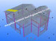 Konstrukcja modułowa Prefabrykowana konstrukcja ze stali konstrukcyjnej Szybko zmontowana konstrukcja dostawca