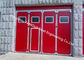 Aluminium Seal Accordion Drzwi Multi Panele Zawiasowe przemysłowe drzwi garażowe Składane dla magazynu dostawca