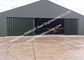 Stabilne uszczelnienie trójkątne Pionowe drzwi zawiasowe Liście segmentowe składane przesuwne drzwi hangaru dostawca