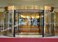 Nowoczesne elektryczne drzwi obrotowe szklane fasady do holu hotelu lub centrum handlowego dostawca