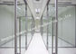 Aluminiowa rama przesuwana podwójna szklana fasada do salonu CBD lub salonu wystawowego dostawca