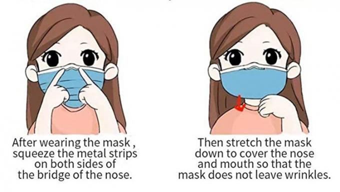 Jednorazowa maska ​​na twarz z włókniny 3