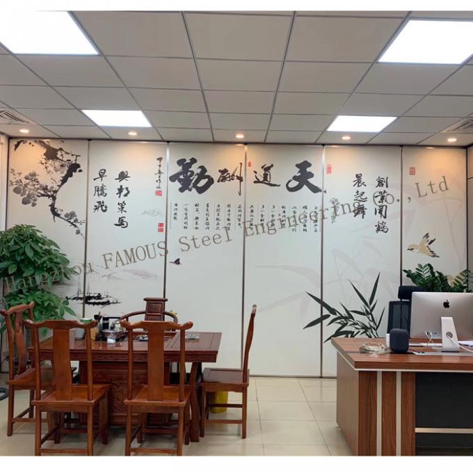 Chiny Style Elements Systemy szynowe Przenośne dźwiękochłonne ściany działowe 2