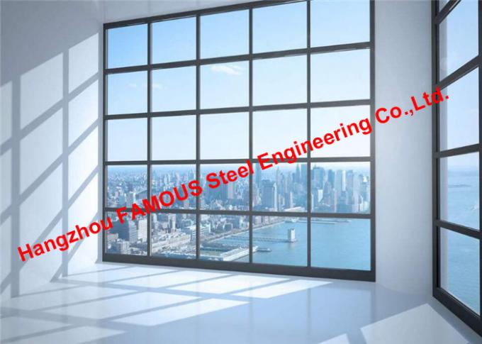 Brytyjska Wielka Brytania-UE-USA Australia Standardowa ściana osłonowa ze szkła laminowanego z izolacją cieplną do budynków komercyjnych 0