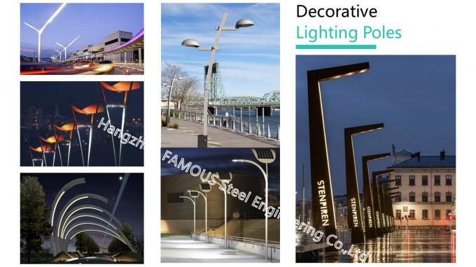 EURO zewnętrzne dekoracyjne słupy oświetleniowe słupy oświetleniowe do parków ulicznych i podwórek 0