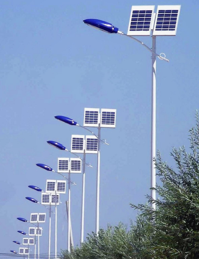 Zewnętrzny ocynkowany słup latarni ulicznej Q235 Solarny słup latarni ulicznej 2