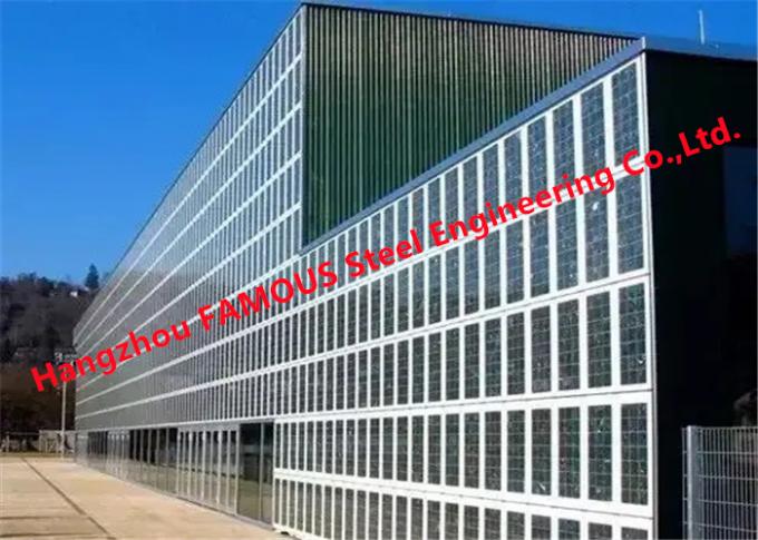 Zasilany energią słoneczną budynek Zintegrowana fotowoltaiczna składana ściana osłonowa do budynku biurowego 0