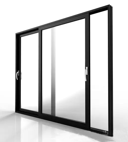 Aluminiowe łamane termoizolacyjne szkło hartowane Europejskie drzwi przesuwne podnoszone 0