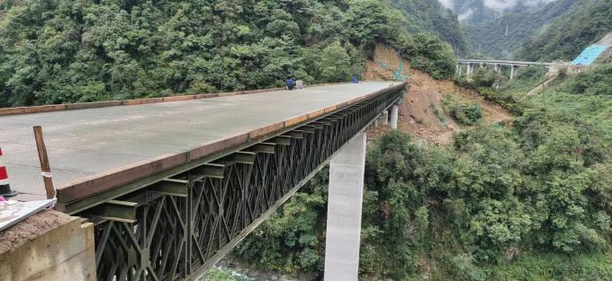 najnowsze wiadomości o firmie Ukończono kilka mostów Steel Bailey na linii Syczuan-Tybet  2