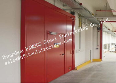 Chiny Drzwi ognioodporne z PU Sandwich Core Painted Steel Steel do przechowywania w magazynach dostawca