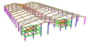 Chiny Konstrukcja konstrukcyjna konstrukcji stalowej bramy stalowej, typ konstrukcji normalnej / specjalnej dostawca
