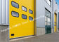 Pionowe otwieranie przezroczystych przemysłowych bram garażowych z elastycznymi drzwiami roletowymi dostawca