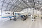 Wodoodporny izolowany prefabrykowany stalowy hangar lotniczy do użytku prywatnego dostawca