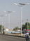 9W do 60W Komercyjne słupy oświetlenia ulicznego zasilane energią słoneczną z podwójnym ramieniem dostawca