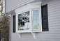 Balkon Sekcja aluminiowa Okno wykuszowe Szkło hartowane Podwójnie oszklone dźwiękoszczelne dostawca