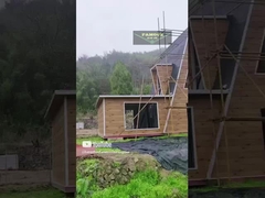 Standardowa norma UE Energooszczędna stal lekka Q345b Modułowa konstrukcja domów prefabrykowanych