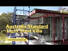 Modułowy dom Luxury Light Steel Villa Modern Prefab Light Guage Galvanizowane sztywki